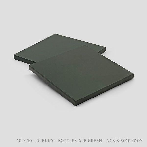 Carreaux 10x10 Bottles Are Green