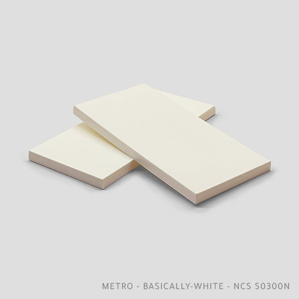 Carreaux métro Blanc