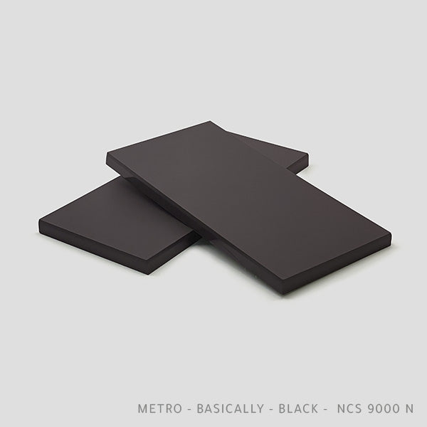 Carreaux métro Noir