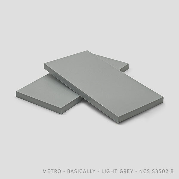 Carreaux métro Gris clair