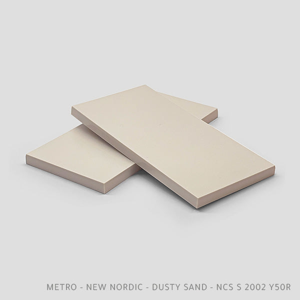 Carreaux métro Dusty Sand